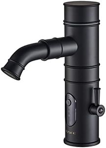 TUSEE Manual and Automatic Faucet with Rotatable Spout, Touchless Bathroom Faucet Suitable for Home Use, Matte Black, TS-5501M