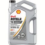 Shell Rotella T5 Synthetic Blend 10W-30 Diesel Engine Oil (5L, Single Pack)