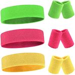 CCINEE 9pcs Sweatband and Wristband