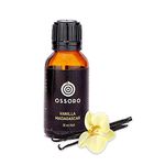 Ossoro Vanilla Madagascar Flavour Essence, 30 ml/ Glass Bottle for Baking Ideal for Cakes, Sauces, Cookies, Ice Creams, Chocolate & Cocktail