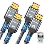 10K 8K HDMI 2.1 Cable 2-Pack 6.6FT,