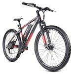 Totem Victor Electric Bike, 750W Ebike for Adults 26" Mountain Bike 32km/h 64KM Electric Bicycles E-Bike with Front Suspension Disc Brake 21 Speed for Men Women