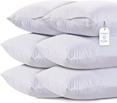 White Classic Zippered Style Pillow