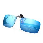 Besgoods Mirror Polarized Clip on Flip up Metal Clip Sunglasses Lens Sports