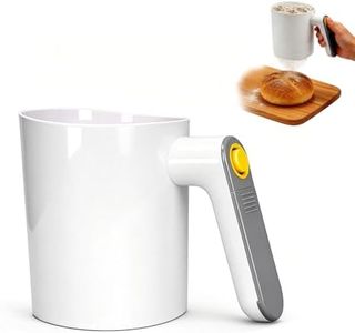 PracFlairy Handheld Electric Flour Sifter, Battery-Powered Flour Sifter with Stainless Steel Mesh, for Baking, Pastry Making & Cooking