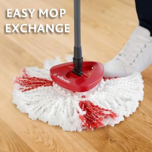 Vileda Turbo Spin Mop and Bucket Set with Extra 2-in-1 Microfibre Head