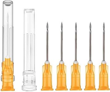 HaBeuniver 25 Gauge Dispensing Needle 1 Inch - Industrial Science Lab Experiments Injection Syringe Accessorie(individually packaged, 100Pack/Box)