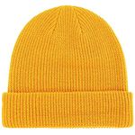 Paladoo Warm Knit Cuff Beanie Cap Daily Beanie Hat for Men (Gold Yellow)