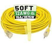 POWGRN 50 ft 12/3 Outdoor Extension