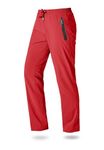 Boladeci Mens Hiking Pants Lightweight Quick Dry Breathable Stretch Casual Lounge Travel Jogging Pantalon Homme Gym Track Pants Sweat-Pants Red 40