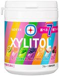 Lotte Xylitol Gum 7 Types Assorted Bottle 143g | Made in Japan | Chewing Gum | Japan Import