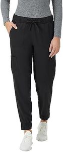 Hanes Cargo, Healthcare Scrub Joggers for Women, Moisture Wicking, New Ebony