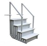 Swimming Pool Ladder Heavy Duty Step System Entry Non Slippery Above Ground