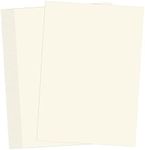 40 Sheets Ivory Cream A4 Coloured Craft Card 350gsm, Ivory Cardstock for Business Card, Card Making, Invitations, Stationery Printing, Arts and Crafts
