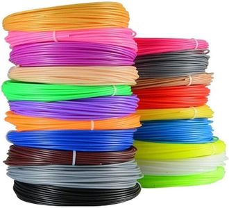 PCL 3D Pen Filament Refills 20 Colors 100m Total 1.75mm Plastic Low Temperature Filament