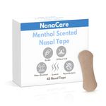 Nanacare Lavender Nasal Strips 45ct|Snoring Aids Advanced Adhesion Nose Strips| Nose Tape Helps with Sleep Apnea and Clear Breathe| Anti Snore Devices Nasal Dilators Snore Stopper