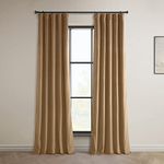 HPD Half Price Drapes Heritage Plush Velvet Curtains for Bedroom & Living Room 50 X 96, VPYC-161232-96 (1 Panel) Spiced Rum