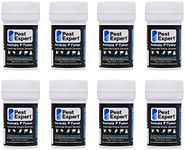 Pest Expert Clothes Moth Killer Smoke Bombs 8 x 3.5g - Formula 'P' Fumer Moth Fumigator (HSE approved and tested – professional strength product)