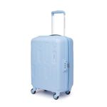 American Tourister Ivy 2.0, 3PCS Set Hardside Polypropylene Check-in Suitcase with Mounted TSA Lock & Smooth Sliding Wheels for Women & Men - Blue Frog