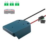 EID for Power Wheels Adapter Fit for Makita 18V Battery, with Wire Connector, 14 Gauge Wire, 30Amp Fuse, DIY Use for Rc Car, Robotics, Rc Truck, and Work Lights (NO Battery)
