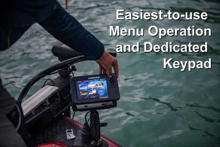 Lowrance HOOK Reveal 5” Fish Finder with Transducer
