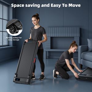Folding Walking Pad Treadmill – Compact Under Desk Fitness Machine