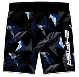 SHIFTER Men Long Jammers Swimming Shorts Trunks Costume| Premium Lycra Nylon Blend Fabric for Great Comfort | Stretchable Fabric | Ideal Swimwear for Boys (5XL, Blue-Multi)