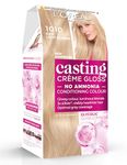 L'Oréal Paris Casting Crème Gloss, Semi-Permanent Hair Dye, Radiant & Natural Colour, No-ammonia, Semi-Permanent Hair Colour Lasts 32 Washes, Shade: 1010 Iced Light Blonde