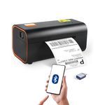 Yinleader Thermal Label Printer USB, Bluetooth Thermal Shipping Printer 4x6, Compatible with Amazon, Royal Mail, Shopify, Ebay, DHL, DPD, Evri, UPS