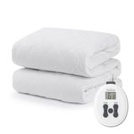 Sunbeam Restful Quilted Water Resistant Heated Mattress Pad - Twin