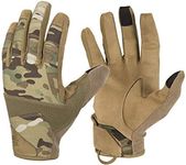 Helikon-Tex Range Line, Range Tactical Gloves, Unisex, Multicam/Coyote A, X-Large