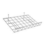 New Heavy Duty Grid Panel Grid Mesh Grid Wall Retail Display Shop Fittings & Accessories (1, HD Angled Basket)