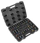 Sealey Premier 34pc 1/2" Sq Drive Impact Socket Set - Colour Coded - AK5635M