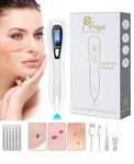 Prague Wart, Tag, and Mole Remover Laser Pen - Portable Skin Tag Removal Device with LCD Display, USB Rechargeable, for All Skin Types