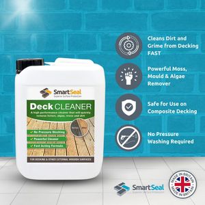 SmartSeal Deck Cleaner 5L – Concentrated Composite & Wood Algae Remover