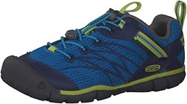 KEEN Big Kid's Chandler CNX Hiking Sneaker, Brilliant Blue/Blue Depths, 2 BK (Big Kid's) US