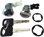 Onthris Door Lock Cylinder with Key for 1997-2006 Ford Explorer Ranger E150 E250 E350 F150 F250 F350 Ford Explorer Sport Trac，Replace# XL2Z7821990AC, F87Z7821990BA