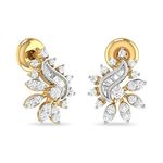 PC Jeweller The Anne-Claire 18KT Yellow Gold & Diamond Earring