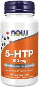 NOW 5-HTP 100 mg,60 Veg Capsules