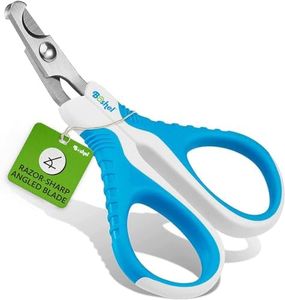 Boshel Cat Nail Clipper – Razor-Sharp, Angled & Safe Cat Nail Trimmers – Comfy Ergonomic Non-Slip Handle Pet Nail Clippers - Cat Claw Trimmers for Small Dogs and Cats - Light Weight Cat Nail Cutter