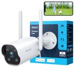 GNCC Security Camera Outdoor, 2K CCTV Camera, Cameras House Security, 2-Way Audio, Audio & Motion Detection, Night Vision, App Notification, APP Control, Waterproof, 2.4G WiFi, Wired 9.8 FT, T1Pro