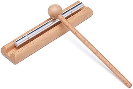 Solo Bell Chime Bar Hand Musical Percussion Instrument for Teachers‘ Classroom Management, Meditation, Meeting, and Sound Therapy