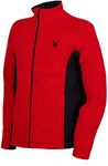 Spyder Men's Constant Full Zip Sweater, Racing Red Large, Red