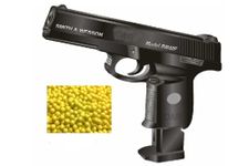 O & R Mouser Pistol Toy Shooting Gun With 200 Plastic Bb Bullets For Kids Age 14 Years & Above, Pull Back The Loader To Load Gun, Do Not Shoot Human & Animal