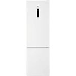 AEG 6000 Series Fridge Freezer RCB636E3MW Twintech Frost Free, 266/101 Litres Capacity, Temperature Control, Holiday Function, Adjustable Feet, Reversible Doors, White