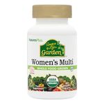 NaturesPlus Source of Life Garden Organic Women’s Multi - Vegan Multivitamin for Women - Energy, Immune Support - Iron, Methyl B12, Biotin, Maca, Cranberry - Vegan, Gluten Free - 90 Tablets