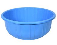 Kuber Industries Pack of 1 Bath/Washing Tub|Multipurpose With Unbreakable Plastic Material|Size 54 x 54 x 25 CM, Capicity 40 LTR (Blue)