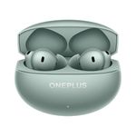 OnePlus Buds 4 TWS Earbuds with Upto 55dB Real-time ANC, Adaptive Mode, Dual Drivers with DACs, 3D Audio, Upto 45hrs Music Playback, ,Dual-Device connectivity, 47ms Low Latency, Zen Green