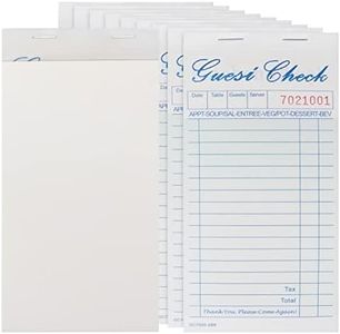 BELLE VOUS Carnet de Commande de 100 Feuilles pour Restaurant (Lot de 10) - Bloc de Commande Restauration pour Service - Bloc Note Notes et Mémos - Carnet pour Ecole, Bureau et Restaurants