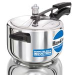 Hawkins B45 Pressure Cooker, 4 Litre, Silver